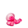 Фаллоимитатор реалистичный с мошонкой Blush b Yours на присоске, розовый
