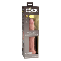 Элитный реалистичный силиконовый фаллоимитатор Pipedream King Cock телесный