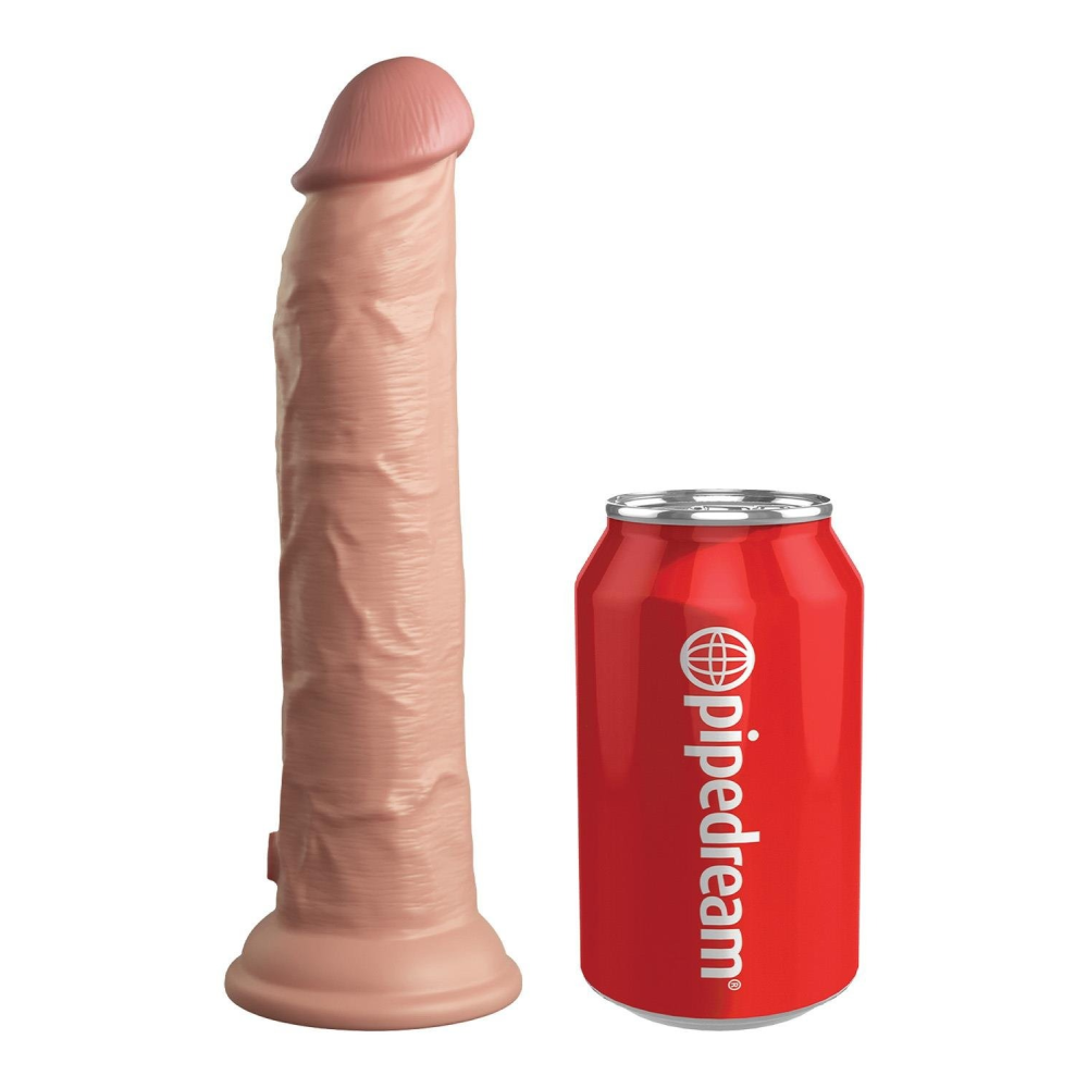 Элитный реалистичный силиконовый фаллоимитатор Pipedream King Cock телесный