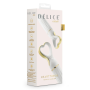 Вибратор мини классический Blush Delice Heartthrob с рельефом, белый
