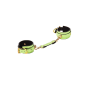 Наручники люминесцентные DreamToys Radiant Glow In The Dark с золотистой фурнитурой, зеленые