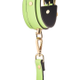 Наручники люминесцентные DreamToys Radiant Glow In The Dark с золотистой фурнитурой, зеленые