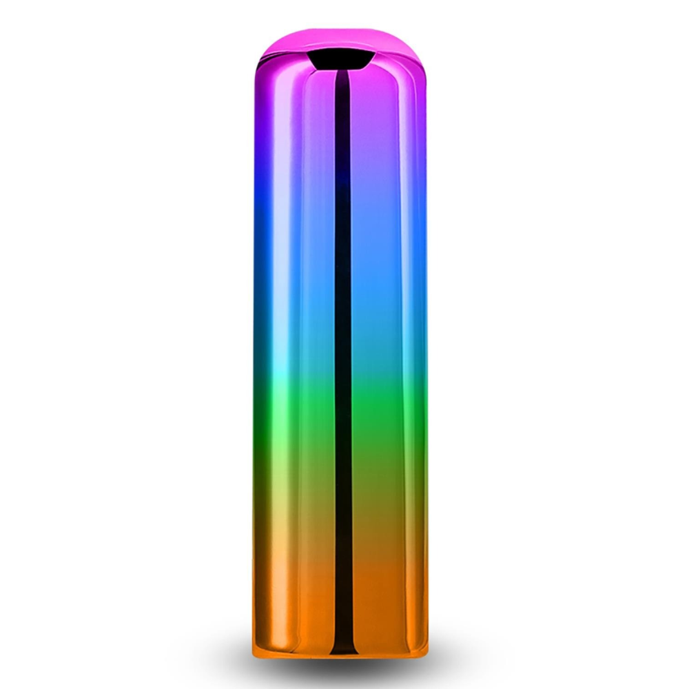 Мини-вибратор для стимуляции клитора NS Novelties Chroma Rainbow перезаряжаемый, радужный, S