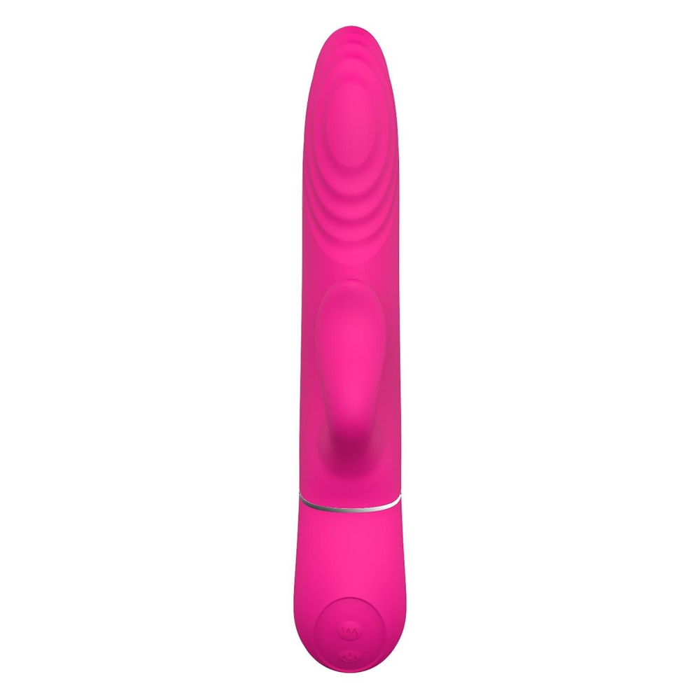 Вибратор-кролик Dreamtoys Essentials Duo Thruster для клитора, розовый