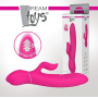 Вибратор-кролик Dreamtoys Essentials Duo Thruster для клитора, розовый