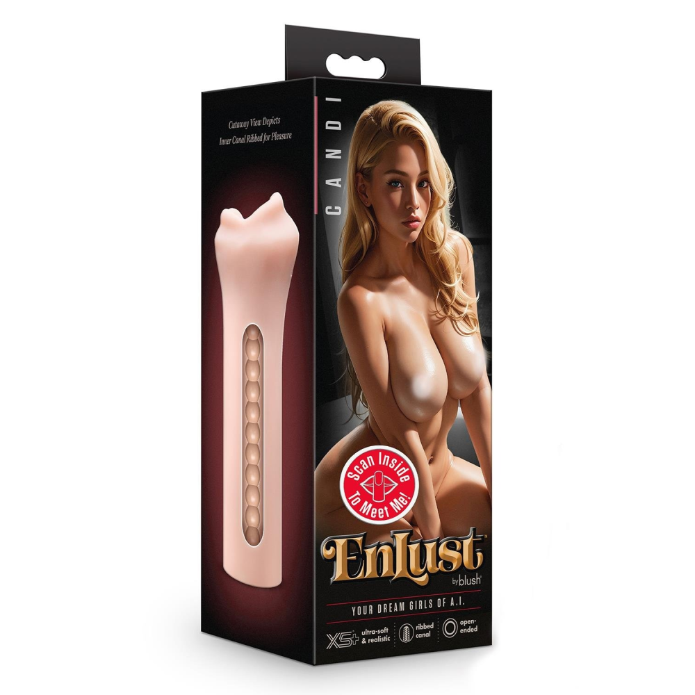 Мастурбатор рот Blush EnLust Candi бежевый