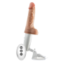 Вибратор на подставке Blush Dr. Skin Dr. Hammer с фрикциями и функцией нагревания, с пультом
