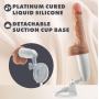 Вибратор на подставке Blush Dr. Skin Dr. Hammer с фрикциями и функцией нагревания, с пультом