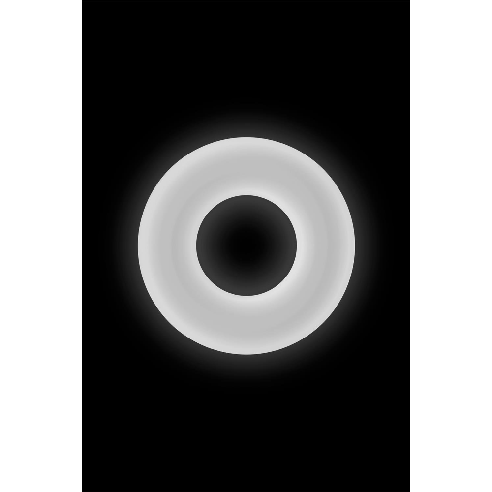 Эрекционное кольцо для пениса иллюмисцентное NS Novelties Firefly Bubble Rings белое, Medium