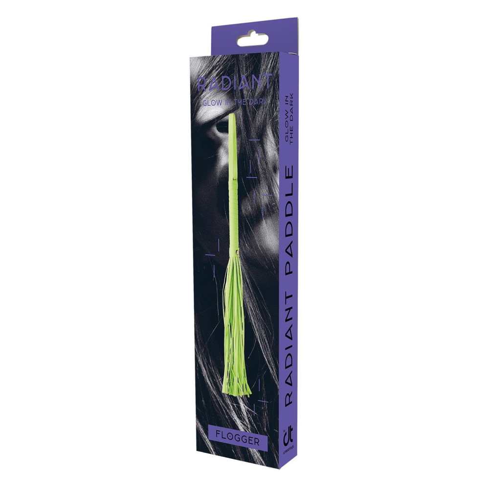 Флоггер люминесцентный Dream Toys Radiant Glow In The Dark искусственная кожа, зеленый