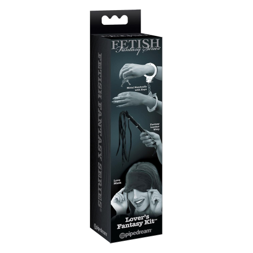 Набор Pipedream Fetish Fantasy Limited Edition Lovers Fantasy Kit маска и флоггер, черный