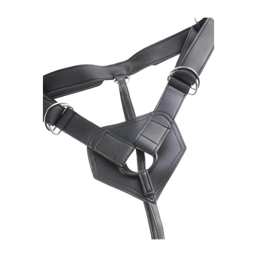 Страпон реалистичный Pipedream King Cock Strap-On с кольцевой крепью, на трусиках, бежевый