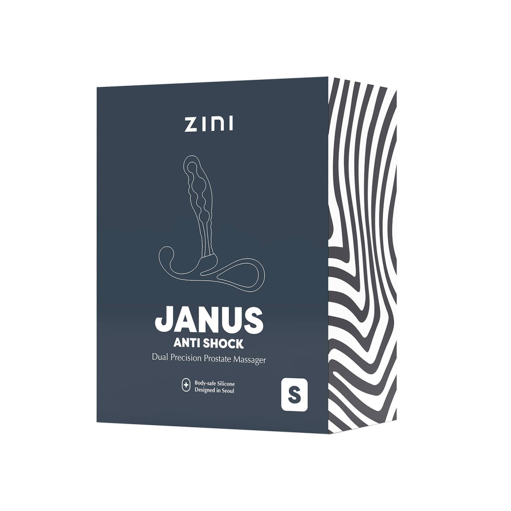 Массажер простаты Zini Janus Anti Shock черный, S