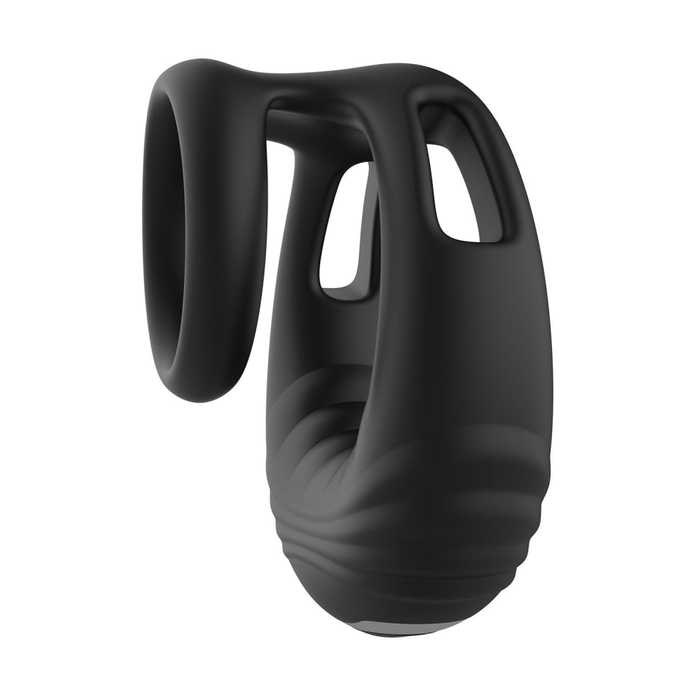 Эрекционное виброкольцо Dreamtoys Ramrod с пультом, черное