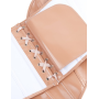 Корсет Star Night из лакированной кожи, на шнуровке, бежевый, M (без коробки)