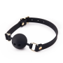 Кляп с шариком Roоmfun Mouth Ball Gag силиконовый, черный