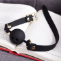 Кляп с шариком Roоmfun Mouth Ball Gag силиконовый, черный