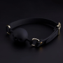 Кляп с шариком Roоmfun Mouth Ball Gag силиконовый, черный