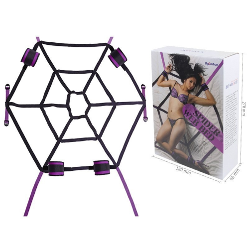 Набор фиксаторов Roоmfun Spider Web Bed в виде паутины на кровать