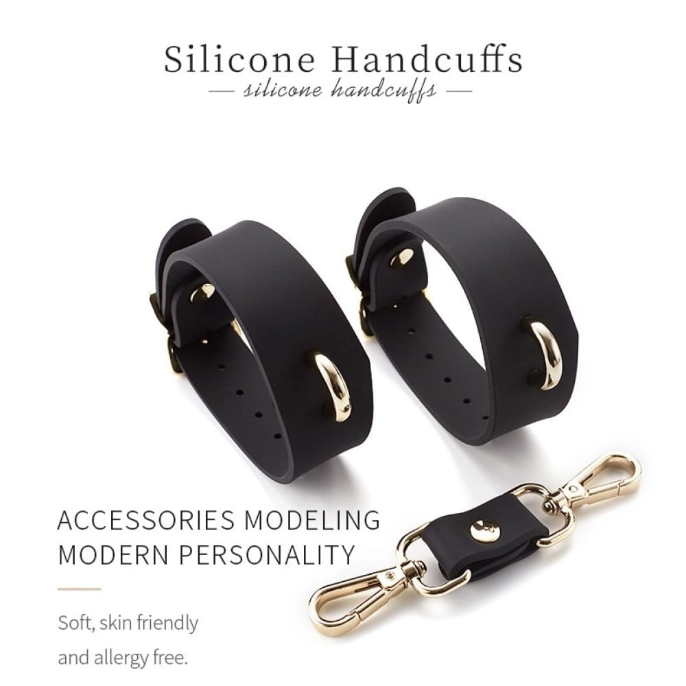 Наручники силиконовые Roomfun Silicone Bondage Cuff черные