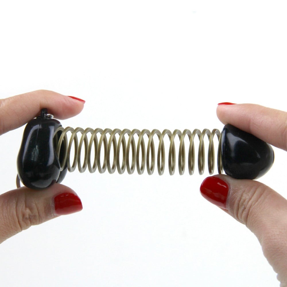 Брелок в виде пениса на пружине Roomfun SEXY MOBILE Key Ring оранжевый