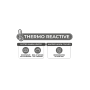 Анальная пробка конической формы SILEXD Thermo Reactive черная, Medium