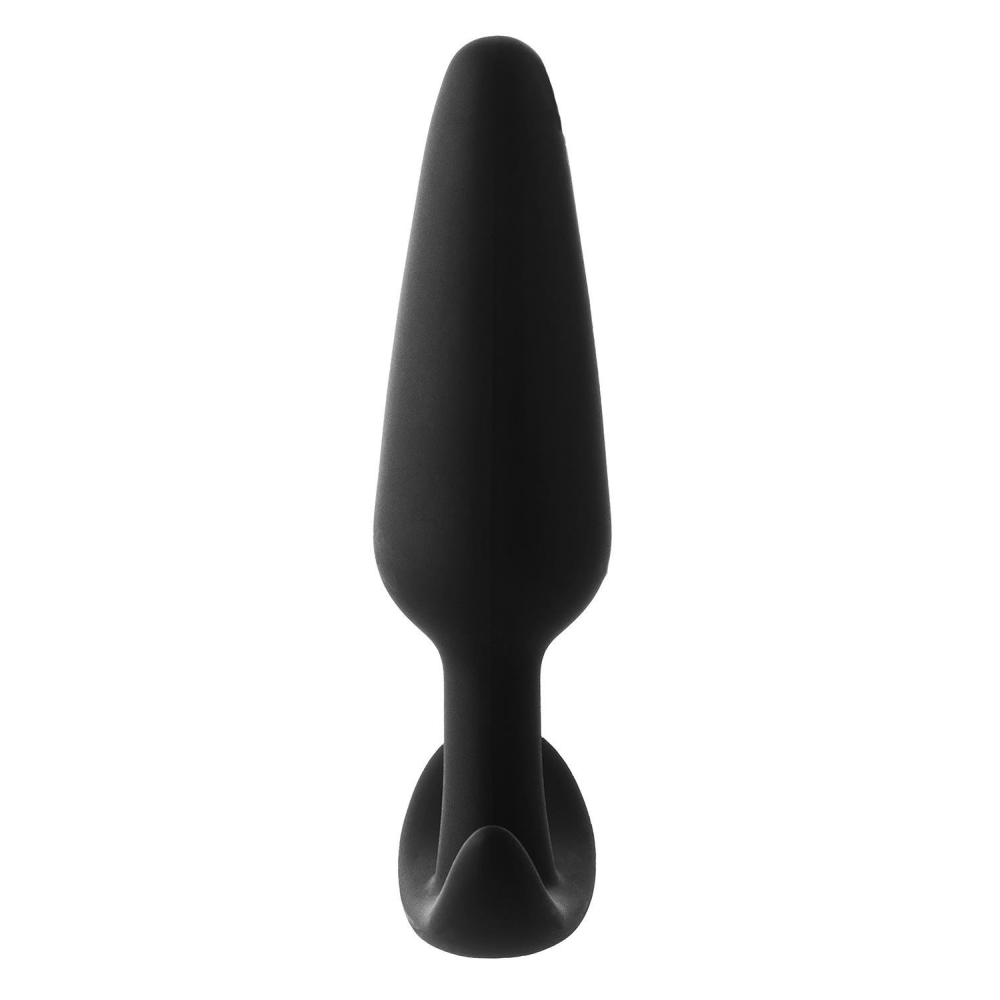 Анальний плаг черный Dreamtoys FantASStic Smooth со стопером в форме якоря, Large