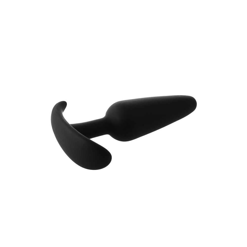 Анальний плаг черный Dreamtoys FantASStic Smooth со стопером в форме якоря, Large