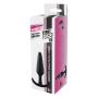 Анальний плаг черный Dreamtoys FantASStic Smooth со стопером в форме якоря, Large
