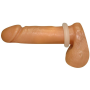 Эрекционное кольцо Seven Creations Stretchy Cockring Transparent, белое