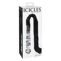 Фаллоимитатор-кнут Pipedream Icicles No 38 стекло и замш, 17 см