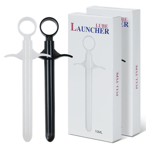 Шприц Roomfun LUBE Launcher для введения смазки белый, 10 мл