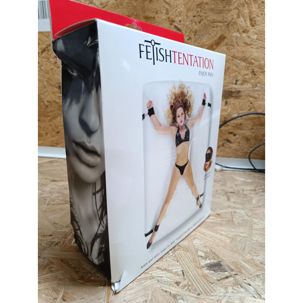 Фиксатор для кровати Fetish Tentation Ankle and Wrist Straps for Bad (мятая упаковка!!!)