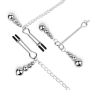 Зажимы для сосков и клитора Bedroom Fantasies: Nipple and Clitoris Clamps - Silver