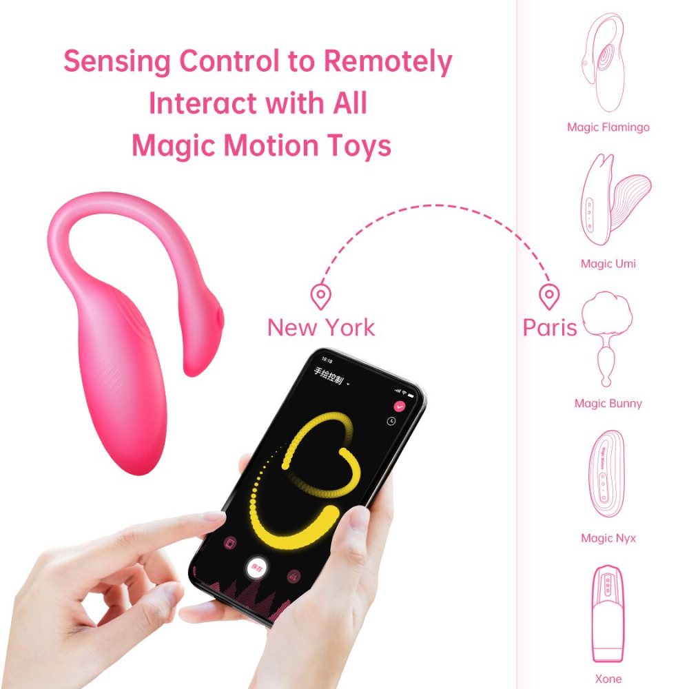 Смарт-виброяйцо Magic Motion Flamingo Max Pink