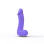 Крафтовое мыло-член с присоской Чистий Кайф MEDIUM Violet, натуральное
