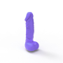 Крафтовое мыло-член с присоской Чистий Кайф MEDIUM Violet, натуральное