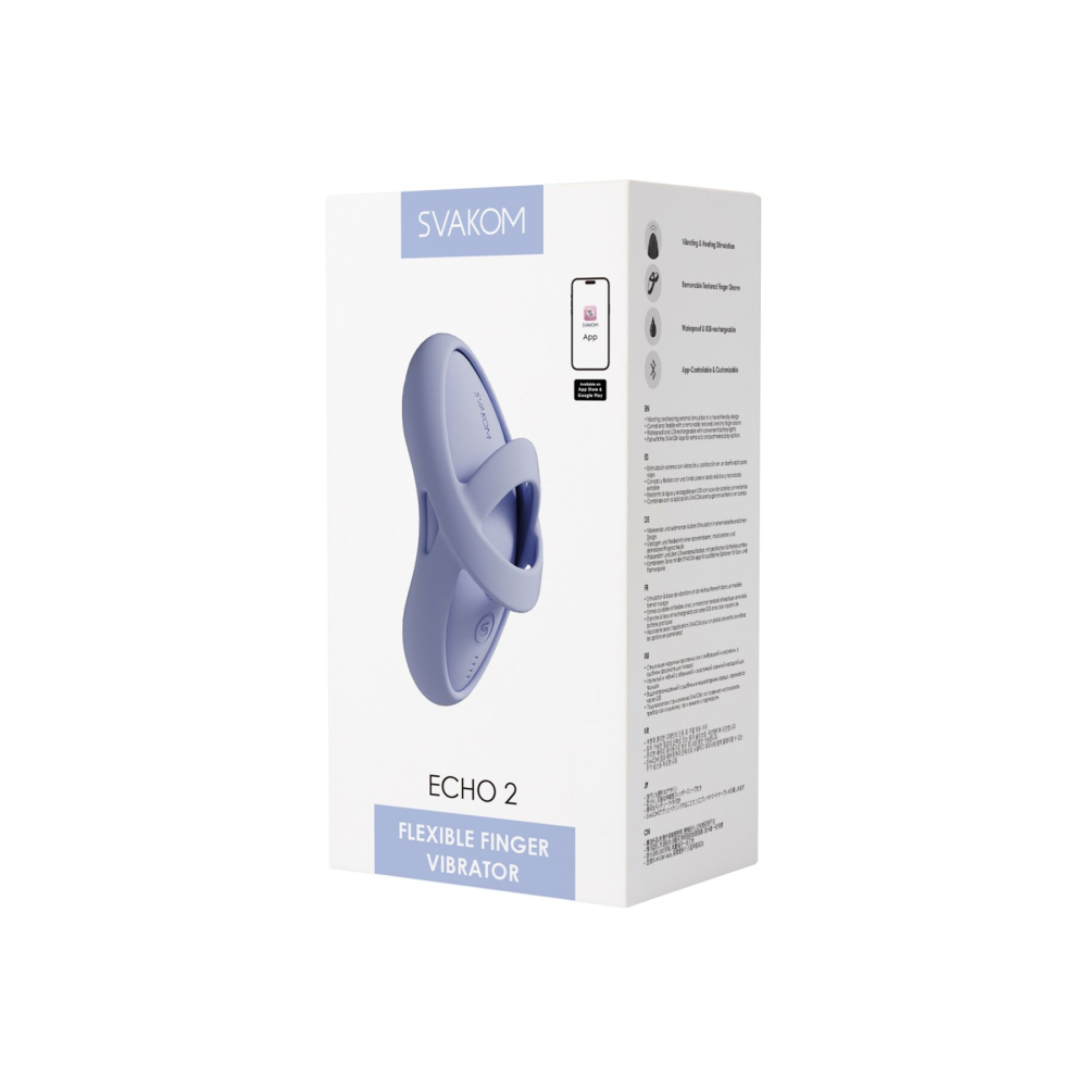 Клиторальный вибратор Svakom Echo 2 Sky Blue