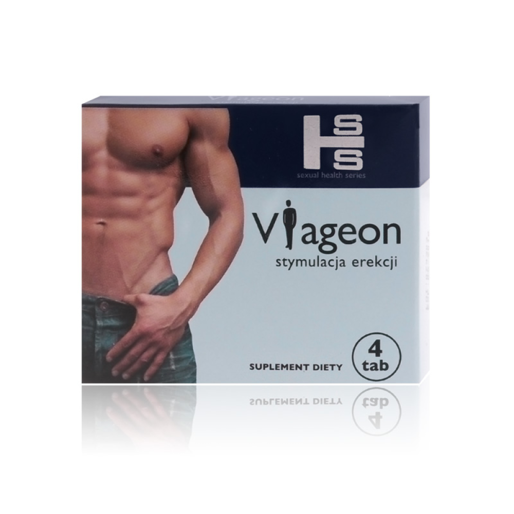 Пищевая добавка Sexual Health Series VIAGEON для улучшения потенции (цена за упаковку, 4 капсулы)