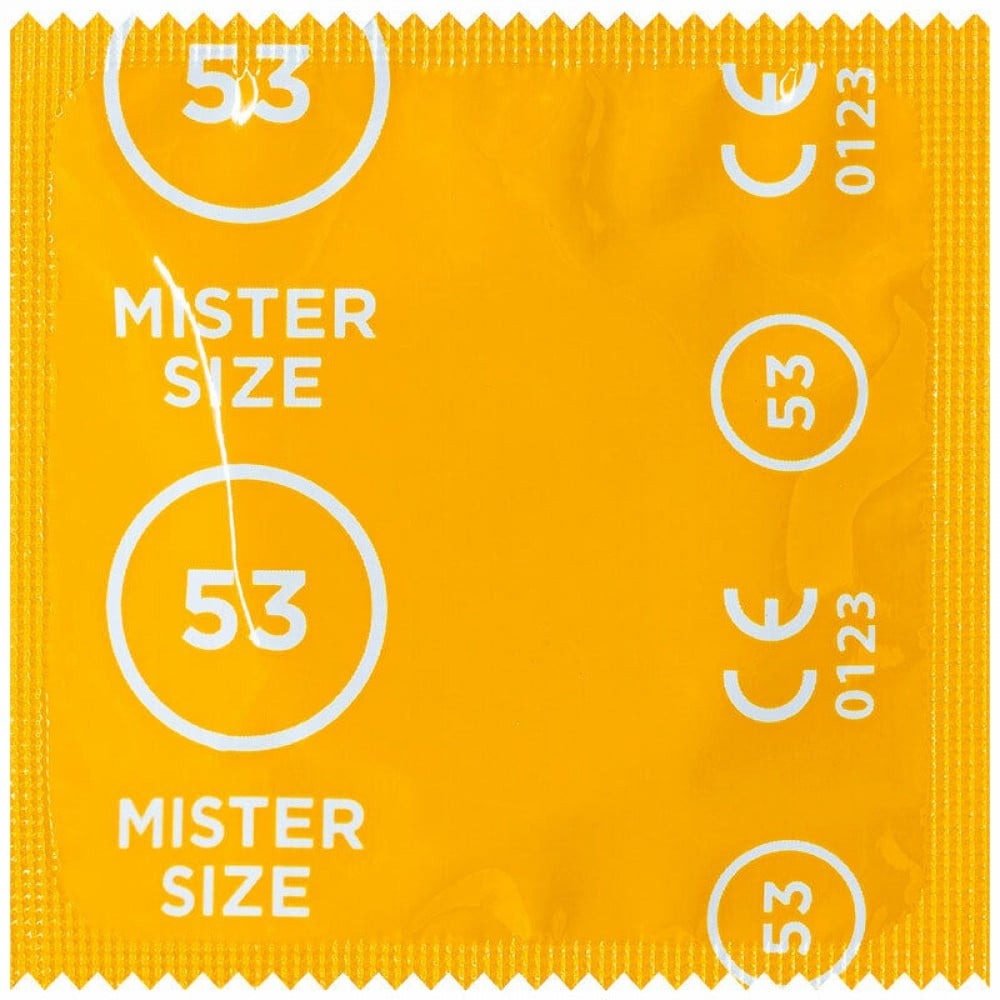 Презервативы ультратонкие Mister Size латексные, 53 мм (цена за упаковку, 3 шт.)