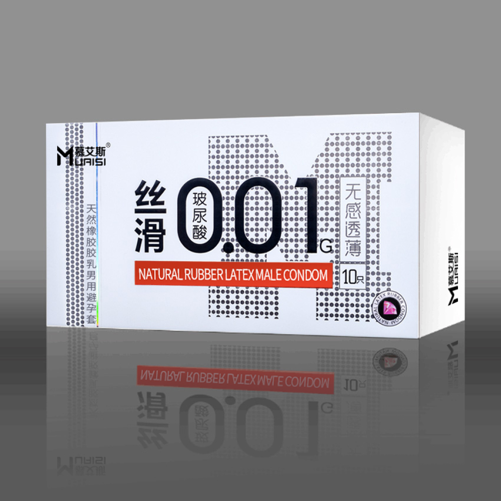 Презервативы ультратонкие латексные Muaisi White 0.01 мм (цена за упаковку, 10 шт.)