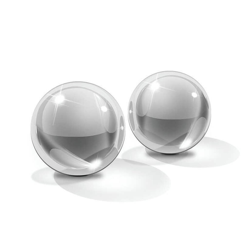 Вагинальные шарики Pipedream Icicles стеклянные, 25 мм