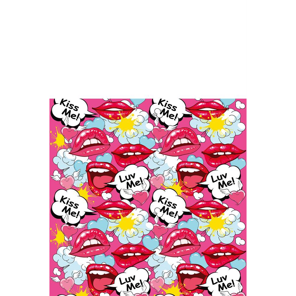 Мини-вибратор Global Novelties Prints Charming Pop Tease с ярким принтом, разноцветный