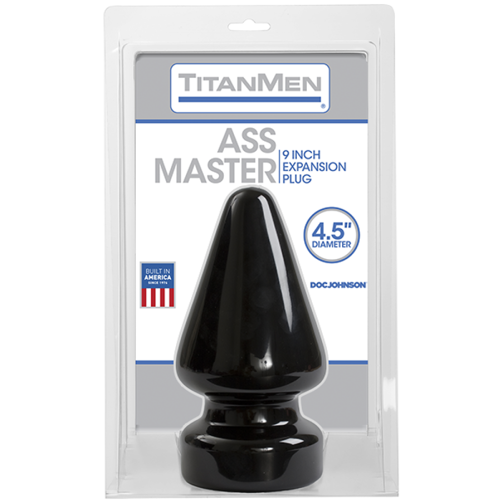 Пробка для фистинга Doc Johnson Titanmen Tools - Butt Plug - 4.5 Inch Ass Master, диаметр 11,7см