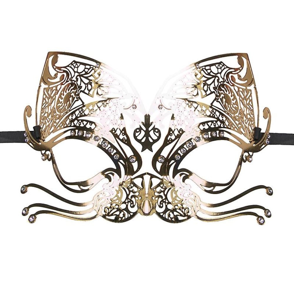 Маска металлическая EasyToys Metal Mask Gold золотая