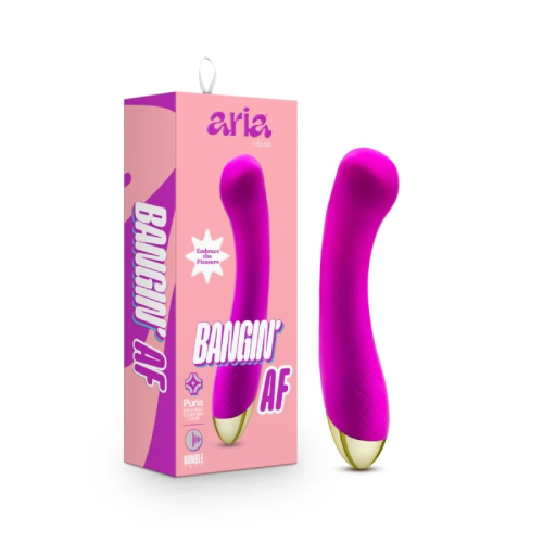 Вибратор Aria By Blush Bangin' AF для точки G цвет фуксии