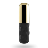 Мощный мини-вибратор Satisfyer Sparkling Darling Gold со съемным колпачком, 15 режимов работы
