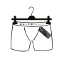 Мужские трусы MaleBasics Microfiber Brief из микрофибры, черные, S