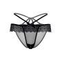 Трусики с открытым доступом Daring Intimates Taylor черные, L-XL