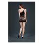 Эротическое платье-сетка Moonlight Lingerie Model 12 черное, One Size